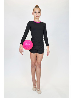 Long sleeve gymnastics top BALESPO RGC 220-100.1 with pink trim