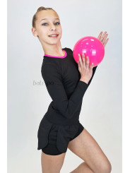 Long sleeve gymnastics top BALESPO RGC 220-100.1 with pink trim
