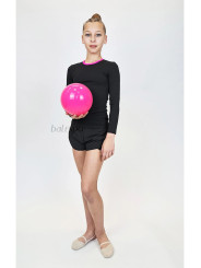 Long sleeve gymnastics top BALESPO RGC 220-100.1 with pink trim