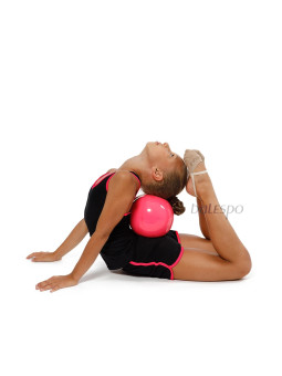 Gymnastics racerback tank top BALESPO RGC 240-100.1 black with pink trim
