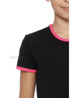 Gymnastics T-shirt BALESPO RGC 210-100.1 with pink trim