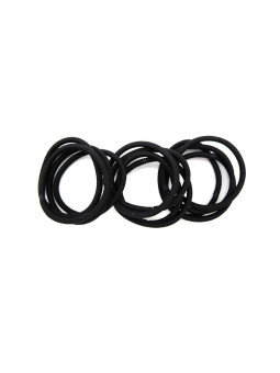 Pack of 12 elastic hair bands