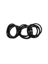 Pack of 12 elastic hair bands