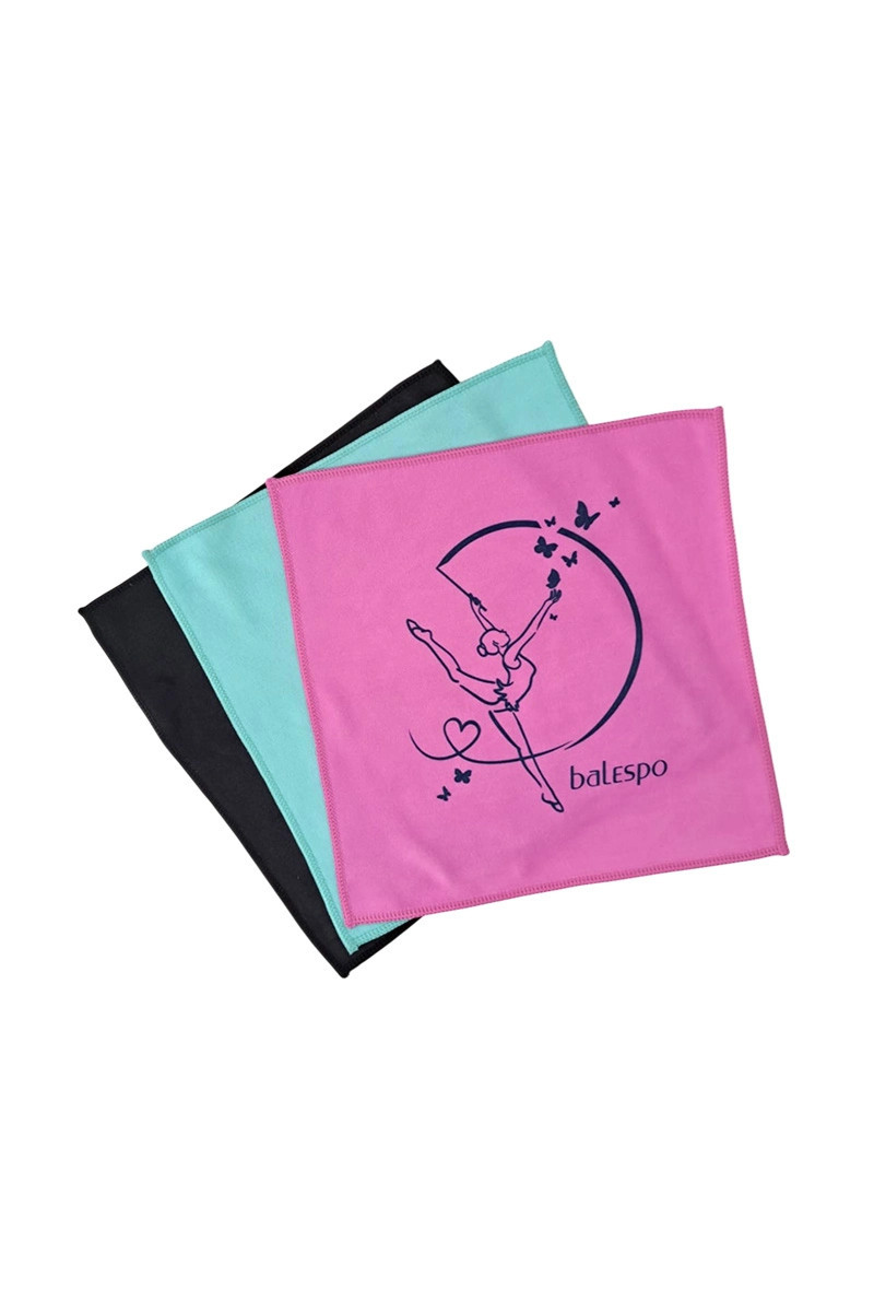 Towel for gymnastic balls BALESPO pink