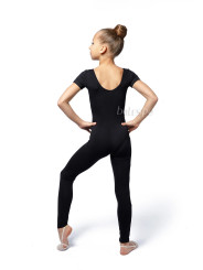 Short-sleeve gymnastic unitard BALESPO ВС 440-100 black