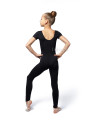 Short-sleeve gymnastic unitard BALESPO ВС 440-100 black
