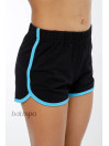 Gymnastic shorts BALESPO RGC 620-100.1 black with color trim
