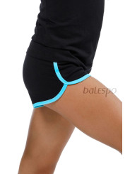 Gymnastic shorts BALESPO RGC 620-100.1 black with color trim