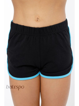 Gymnastic shorts BALESPO RGC 620-100.1 black with color trim