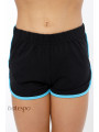 Gymnastic shorts BALESPO RGC 620-100.1 black with color trim
