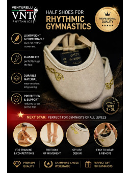 Half Shoes for Rythmic Gymnastic Venturelli NEXT STAR