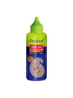 Fevicryl Premium Fabric Glue for Rhinestones 80 ml