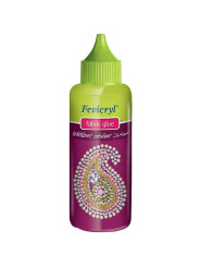 Fevicryl Fabric Glue for Rhinestones 80 ml | Textile Glue for Gymnastics Costumes | Balespo
