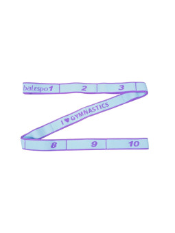 Balespo Resistance Band PGB-003 for Strengthening Exercises – 10 Sections
