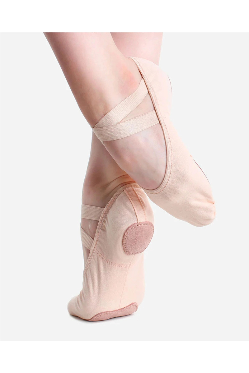 So Danca SD16 Bliss Stretch Canvas Ballet Shoes Light Pink