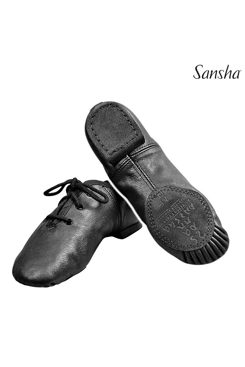 Sansha CAROU-SPLIT JS15Lpi Youth Jazz Shoes Black