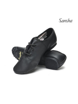 Sansha CAROU-SPLIT JS15Lpi Youth Jazz Shoes Black