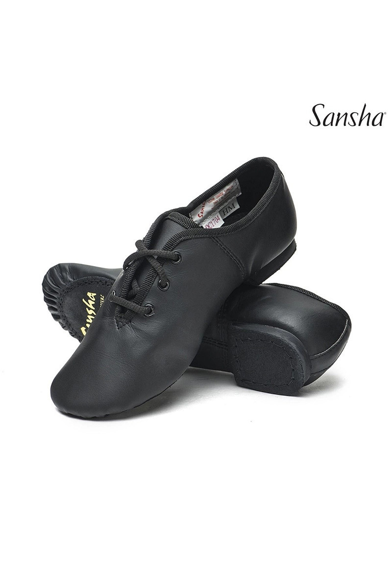 Sansha CAROU-SPLIT JS15Lpi Youth Jazz Shoes Black
