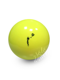 Venturelli rhythmic gymnastics ball Silver Line 18 cm Yellow 118 FIG