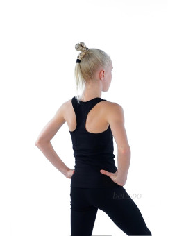 BALESPO Racerback Tank Top with Crystal Dancer Silhouette BC 240.7-100