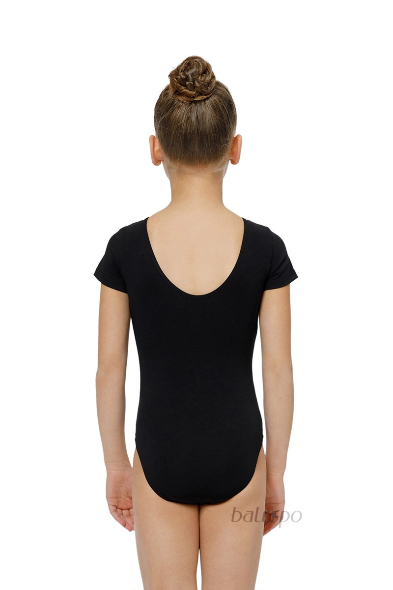 Short sleeve leotard BALESPO BC 310-100 black