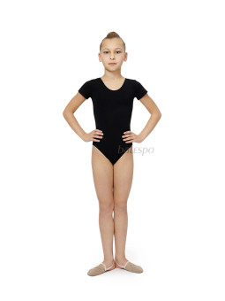 Short sleeve leotard BALESPO BC 310-100 black