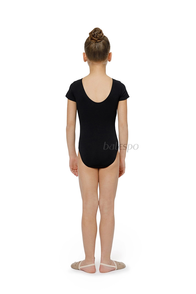 Short sleeve leotard BALESPO BC 310-100 black