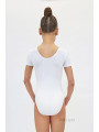 BALESPO Short-Sleeve Leotard BC 310-100 | White