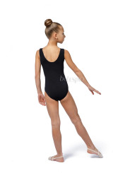 Ballet leotard with tank sleeves and a ruched front BALESPO ВС 380-100 black