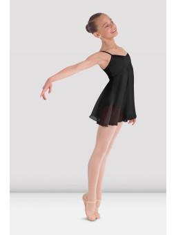 Girls Skirted Camisole Leotard BLOCH Juliet Black CL7047